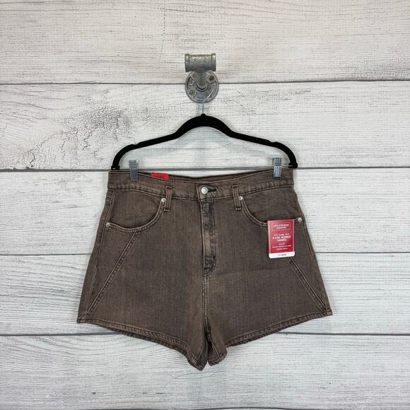 Levi's Pants - Levi's Strauss Women's Vintage A-Line Seamed Brown High Rise Shorts Size 10